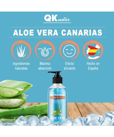 GEL FROID BIO ALOE VERA DE CANARIAS - Aux extraits d'Arnica et de Calendula. Effet rafra chissant soulage les jambes fatigu es stimule la circulation. Hydratation (500 ml) 500 ml (Lot de 1) - Buy Online on GoSupps.com