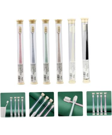 Fomiyes 12-Pc Children's & Adult Travel Toothbrush Set | Wangan Hair Toothbrushes | Brass & Additional Oral Care Tools for Ultimate Cleaning - Buy Online on GoSupps.com