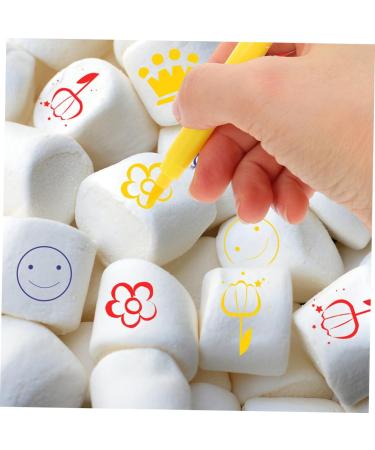 BRIGHTFUFU 6pcs Cake Boxes Biscuits Decor Cake Coloring Markers Cake Coloring Supplies Edible Food Pens Plastic - Buy Online on GoSupps.com
