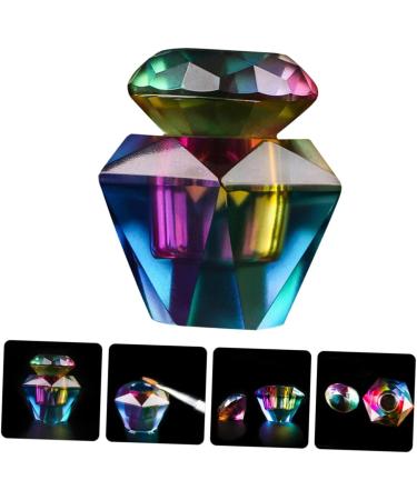 DRESSOOS Nail Art Dappen Dish Dappen Dish Bowl Dappen Dish for Acrylic Nails Nail Glitter Holder Dappen Bowl Crystal Nail Jar Nails Tips Art Dappen Dish Nail Dish Diamond Glass Manicure - Buy Online on GoSupps.com