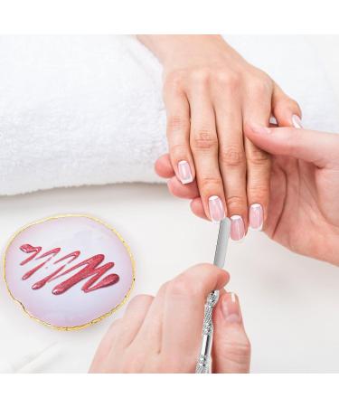 Sibba Resin Nail Art Palette with Stirring Rod - 2 in 1 Painting Palette and Gold Edge Holder - Buy Online on GoSupps.com