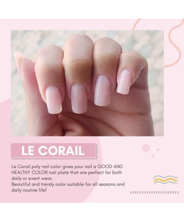 Makartt Poly Nail Gel 50ML Natural Pink Builder Gel Nail Gel Trendy Nail Art Design Nail Extension Gel Salon Nail Easy DIY at Home P-21 - Buy Online on GoSupps.com