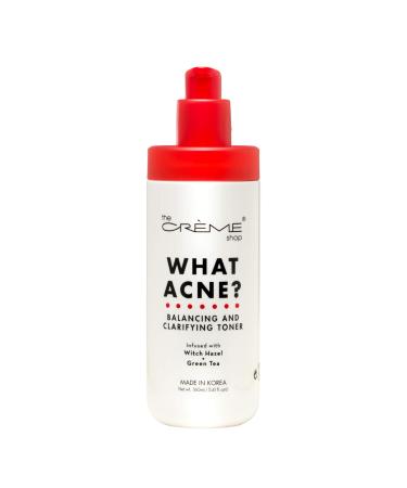 The Creme Shop WHAT ACNE Balancing Toner - Clarifying Formula with Witch Hazel & Green Tea | Made in Korea - Best for Acne Prone Skin - Buy Online on GoSupps.com