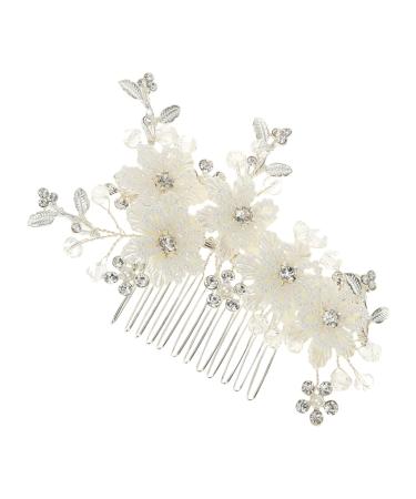 MAGICLULU Side Comb Wedding Hair Accessories for Brides Wedding Bride Hair Comb Bridal Headpiece Hair Combs for Women Accessories Bride Insert Comb Bridal Hair Accessories Bride Hair Jewelry