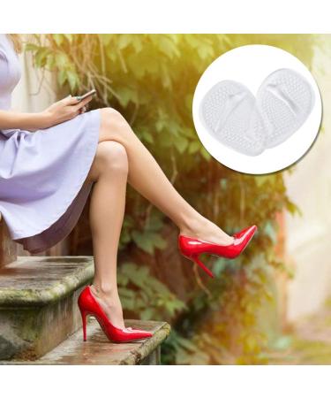2 Pairs Metatarsal Pads for High Heels | Forefoot Cushions for All-Day Pain Relief - Transparent - Buy Online on GoSupps.com