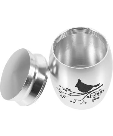BESPORTBLE 3pcs Parrot Urn Pet Small Urns for Ashes Dog Urns for Ashes Cat Urns for Ashes Stainless Steel 4.00X3.00X3.00CMx3pcs Silverx3pcs - Buy Online on GoSupps.com