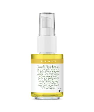 Badger Argan Face Oil - Certified Organic Moisturizing Facial Oil - 1 oz Glass Bottle - Buy Online on GoSupps.com