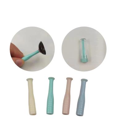 4pcs mix Pocket silicone contact lens care case Soft Inserter Sticks with independent small bottle for easy travel and carrying when going out CW0772