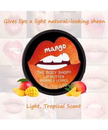 The Body Shop Lip Balm Mango Lip Butter- Shea Butter - 10ml Fruity Scent - Buy Online on GoSupps.com