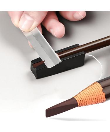 harayaa Eyebrow Pencil Shaper Auxiliary Tool Eyebrow Pencil Shaping Slot Duckbill Eyebrow Sharpening Tools - Buy Online on GoSupps.com