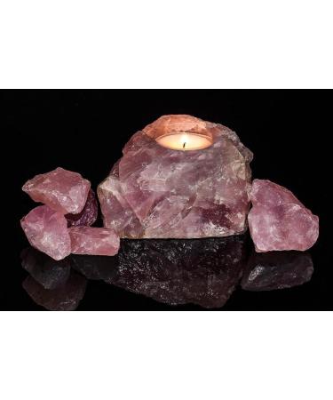 Rose Quartz Rough Stones Bulk 1.5-2inch - 4PCS 0.5lb - Healing Gemstones for Reiki & Decoration - Buy Online on GoSupps.com