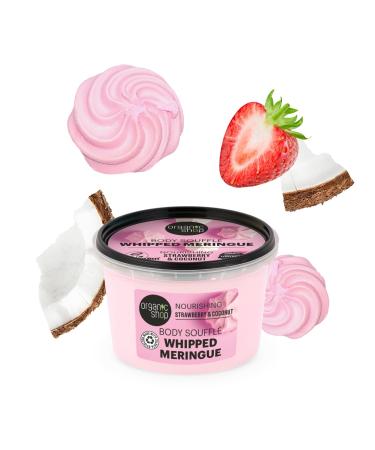 Organic Shop Coconut & Strawberry Deep Nourishing & Hydrating Body Cream 100% Vegan & Organic Daily Moisturizer Body Face Hand & Foot Natural Lotion Intensive Care & Skin Restorer. - Buy Online on GoSupps.com