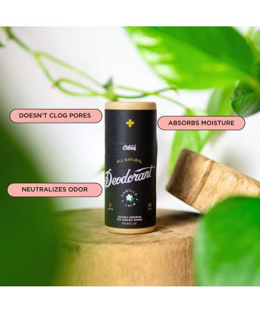 O'Douds Natural Deodorant - Aluminum Free Paraben Free Vegan Deodorant for Men & Women - Long-Lasting Protection & Gentle Formula for All Skin Types - Vanilla & Mint Scent 3 oz. - Buy Online on GoSupps.com
