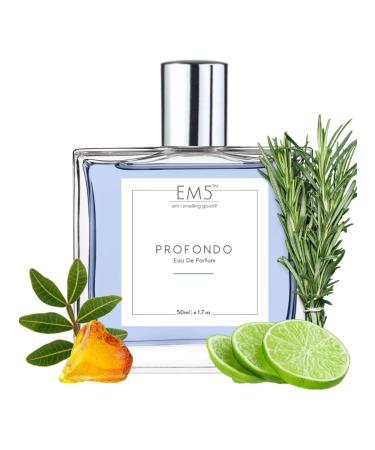 EM'5 Profondo EDP Perfume for Men | Aromatic Marine Citrus Fragrance | Strong & Long Lasting Spray | Luxury Gift for Him.