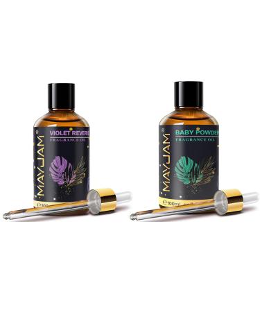 MAYJAM 100ML Violet Reverie and Baby Powder Fragrance Oils Essential Oils