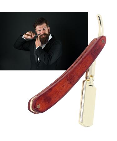 Professional Hairdressing Holder for Men | Stainless Steel Beard Blade Stand & Beech Handle Hairdressing Tools - Buy Online on GoSupps.com