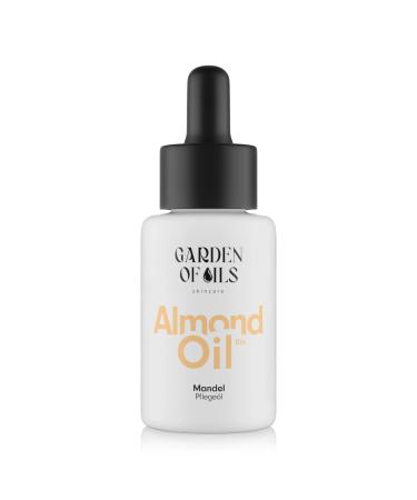 Organic almond oil - Garden of Oils - Made in Germany - Cold-pressed pure oil from almonds (30ml) Almond 30 ml (1 pack) - Buy Online on GoSupps.com