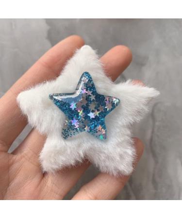 hgnxa Plush Sequins Star Shape Hair Clip Halloween Costume Headwear for Women Birthday Party Carnivals Theme -slip Hairpin Green - Buy Online on GoSupps.com