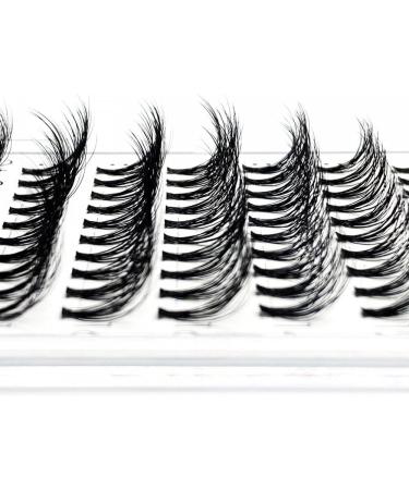 Individual Cluster Lashes Drama Time D curl 16mm Extra Long Faux Mink 3D Fluffy EyeEnvy Express Lash Extensions - Buy Online on GoSupps.com