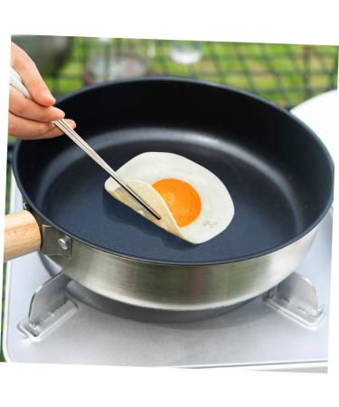 MARMERDO Camping Portable Pan Egg Pan Griddle Pan Stainless Steel Cookware Camping Cookware Pans Non Stick Fry Pan Flat Skillet Non Stick Cooking Utensils Wood Induction Cooker Detachable - Buy Online on GoSupps.com