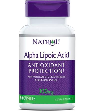 Natrol Alpha Lipoic Acid - 300 mg - 50 Capsules