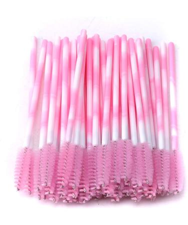50 PCS Eyelash Brushes Wands Eye Lash Eyebrow Applicator Cosmetic Makeup Brush Tool Kits Deft Design