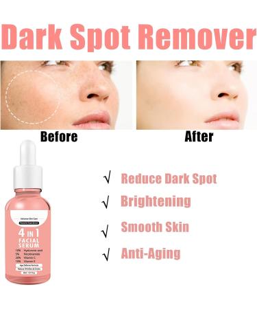 Hyaluronic Acid Serum for Face Vitamin C Serum Anti Aging Serum with Vitamin C & E Relieve Redness & Anti Wrinkle Facial Serum with Vitamin E Suitable for All Men & Women Improve Skin Condition-30ml - Buy Online on GoSupps.com