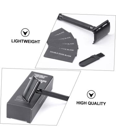 Minkissy 2 Sets Manual Safety Razor for Men | Vintage Style Mustache Trimmer & Double-Edged Stainless Steel Blades | Perfect Gift for Shaving Enthusiasts - Buy Online on GoSupps.com