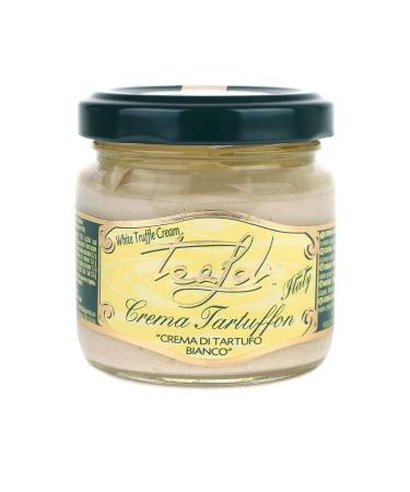 Tealdi White Tartuffon Truffle Cream Cream with White Truffle from Italy 80 g Cream of White Truffle and Porcini Mushroom 80 g - Buy Online on GoSupps.com