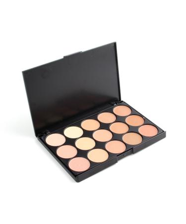 FantasyDay 15-Color Full Coverage Concealer Palette - Long Lasting Color Corrector & Makeup Set with Applicator | International Shipping - Buy Online on GoSupps.com