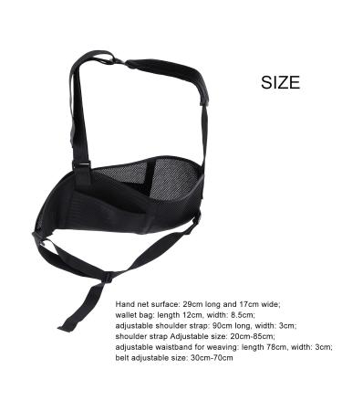 Buy VINGVO Kids Arm Sling Breathable Medical Mesh Shoulder & Neck Support for Arm Fractures - Adjustable Black Forearm Strap - Buy Online on GoSupps.com
