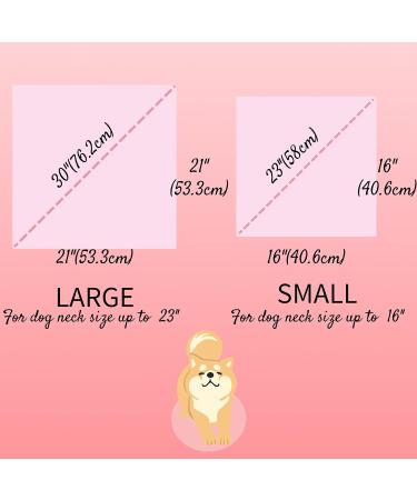 Lionheart Glory Dog Christmas Neckerchief - Washable Soft Cotton Adjustable Kerchief for Large Dogs - Pink Santa Claus Design - Buy Online on GoSupps.com