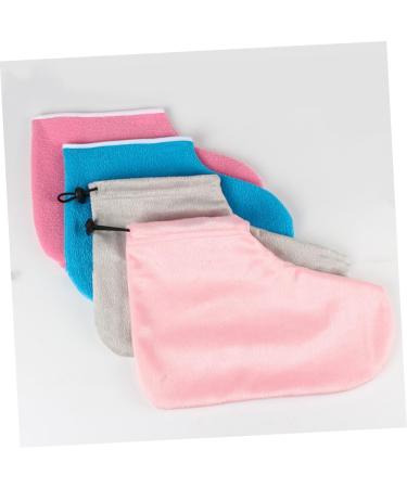 Amosfun 2 Pair Paraffin Wax Warmer Paraffin Wax Booties Paraffin Bath Liners Wax Foot Covers Moisturizing Booties Hot Spa Wax Foot Moisturizing Socks Cotton Foot Strap Foot Bag Heel Work 28x20cm Pink - Buy Online on GoSupps.com