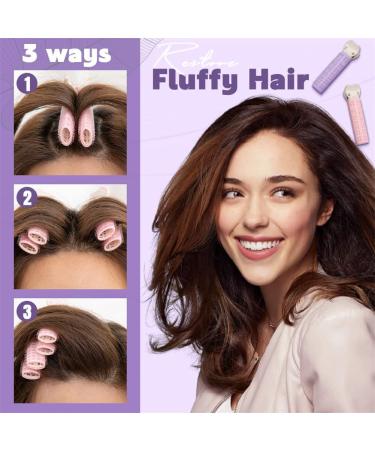 12Pcs Pink Velcro Volumizing Hair Clips for Instant Volume - Women's Root Volume Roller Clips - Buy Online on GoSupps.com