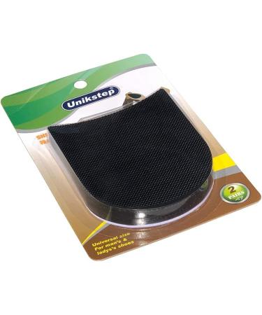 UNIKSTEP 2 Pairs Shoe Heel Pads - 3.5mm Rubber Thickness, Anti-Slip Cushion & Protector Kit - Buy Online on GoSupps.com
