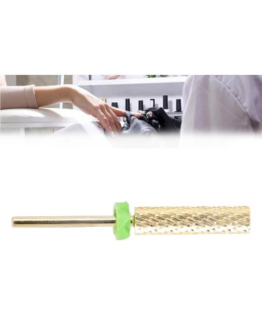 Barrel Nail Drill Bit Dead Skin Removal High Strength Pedicure Nail Drill Bit Flat Top Multipurpose Gold for Acrylic Nails (130#-C) - Buy Online on GoSupps.com