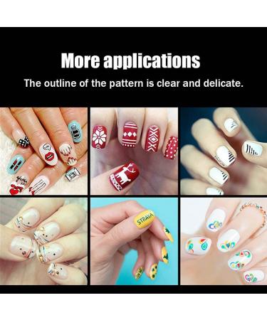 3Pcs Fine Liner Nail Art Brushes Set for DIY Nail Painting - 7/9/11mm - Buy Online on GoSupps.com