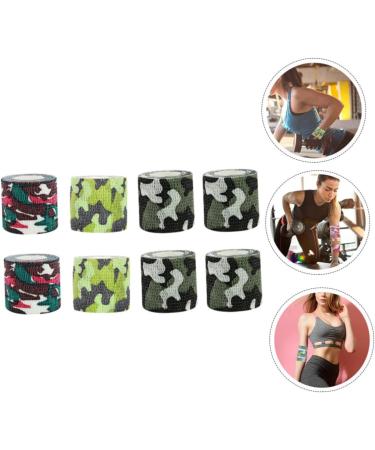 FRCOLOR 8pcs Finger Camo Tape - Breathable Waterproof Elastic Adhesive Sports & Medical Tape for Ankle | High Elasticity Cohesive Non-Woven Fabric - Buy Online on GoSupps.com