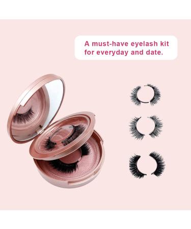 Luminaire Layla Magnetic Lashes - 3 Pairs Natural Look Ice Silk Hand Hair - Buy Online on GoSupps.com