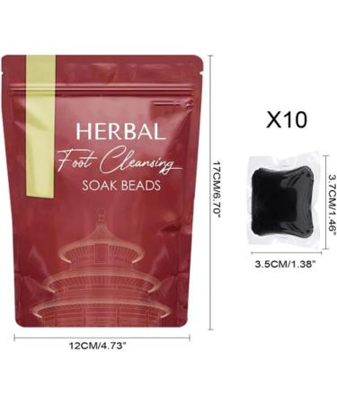 Herbal Detox&Shaping Cleansing Foot Soak Beads Herbal Detox and Shaping Foot Soak Beads Herbal Detox Cleansing Foot Soak Beads for Foot Care (3 Pack) - Buy Online on GoSupps.com