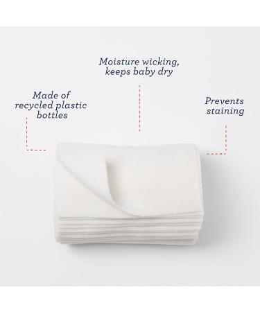 Esembly Cloth Diaper Stay-Dry Fleece Diaper Liner  Moisture-Wicking  Keeps Baby Dry  Prevents Staining  Protects Diaper  Easier to Clean  Washable  Reusable  Super-Soft  12-Pack  One Size Stay-dry Liner (12pk) One Size (Pack of 12) - Buy Online on GoSupps.com