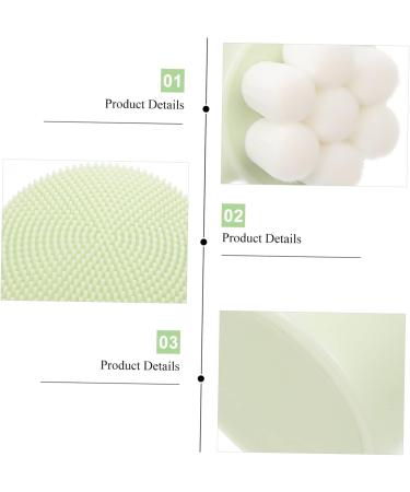 FRCOLOR 2 Pieces Face Brush Silica Gel Deep Cleaning Tool - Buy Online on GoSupps.com