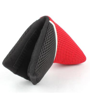 CRAFTSMAN GOLF Blade Putter Head Cover - Black & Red with Orange/Blue Mesh | Fits Scotty, Ping, Callaway, Odyssey | Premium Quality - Buy Online on GoSupps.com