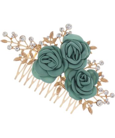 Beaupretty Flower Hair Accessories Rose side combs for women wedding bridal headpieces bride hair wedding big bows red bow hair claw clips for girls hair clips bow tie alloy Miss - Buy Online on GoSupps.com
