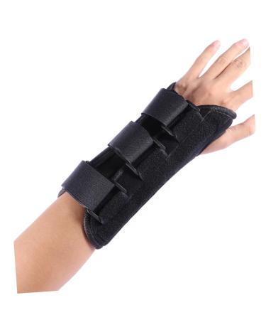 Healeved Tendonitis Thumb Support Splint | Carpal Tunnel Wristband - Left Black - Buy Online on GoSupps.com
