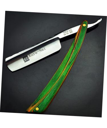 Ipetboom Straight Razor - Retro Wood Handle Shaving Razor for Men | Classic Manual Barber Razor in Random Colors - Perfect Old Fashioned Shave - Buy Online on GoSupps.com