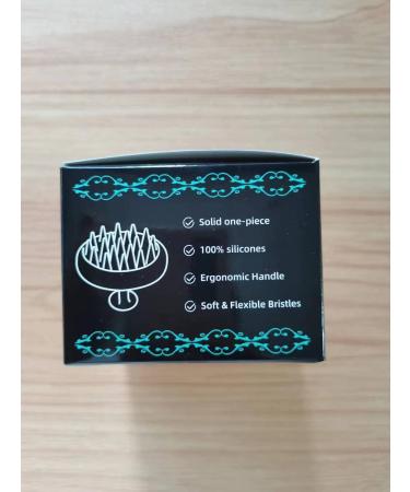 Vicicon Scalp Massage Brush - 100% Silicone Hair & Beard Massager for Growth & Deep Cleaning - Ideal Scalp Shampoo Brush - Buy Online on GoSupps.com