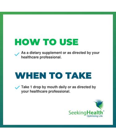 Seeking Health Vitamin D3 + K2 Drops - 1 fl oz (30 ml) for Immune & Bone Health - Buy Online on GoSupps.com