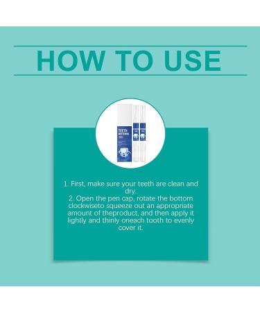 Teeth Whitening Pen Sensitive Dental Care Solution 3ml Teeth Whitening Pen Teeth Whitening Cleansing Simple Brush Tip Design For Travel K - Buy Online on GoSupps.com