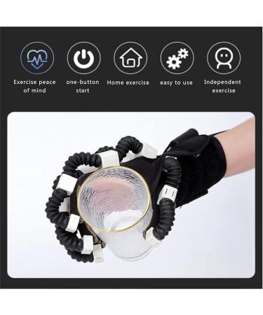 ZZBB Rehabilitation Robot Gloves Hemiplegia Rehabilitation Training Equipment for Hand Dysfunction Patients Exercise Finger Joint Orthosis Left Large - Buy Online on GoSupps.com